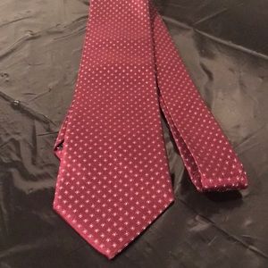 Frey Italy silk purple plum geometric tie mint!